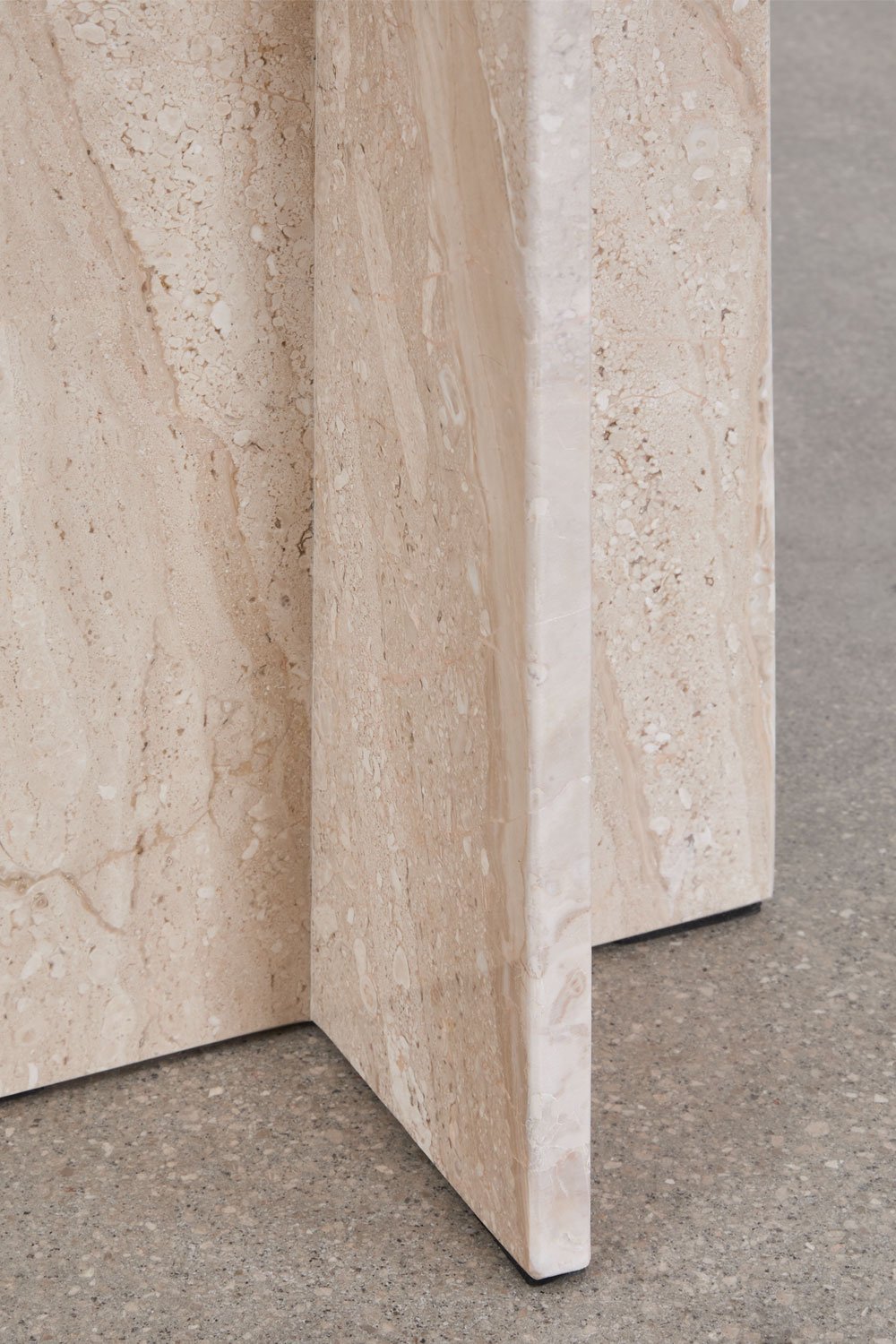 Comodino rotondo Ø30 cm in marmo Graham, immagine della galleria 7