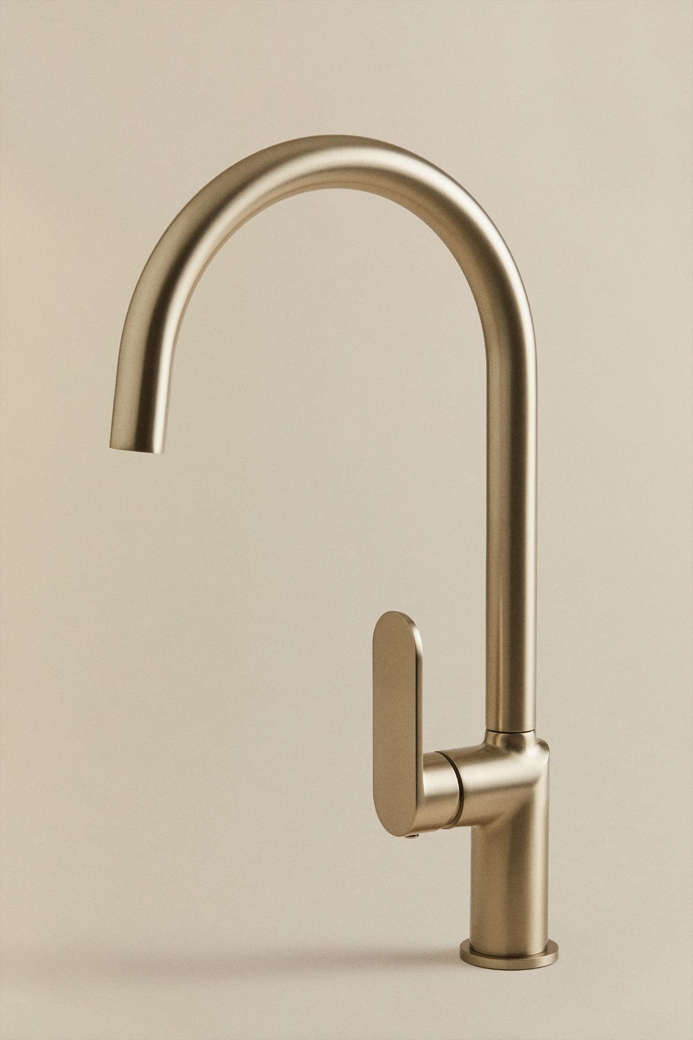 Rubinetto da cucina con canna alta in ottone Alameda, immagine della galleria 1