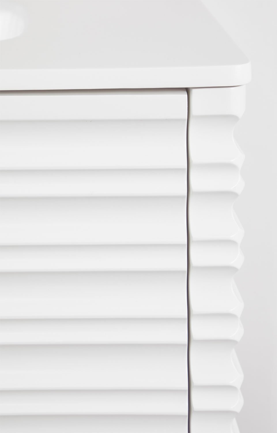 Set mobili da bagno in legno Noura con lavabi integrati, immagine della galleria 7