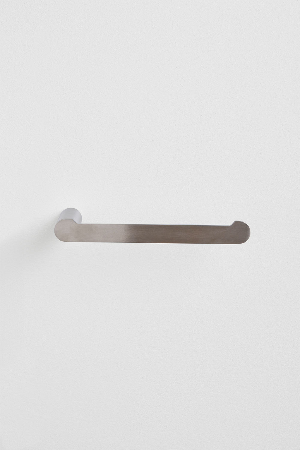 HouseAid - Portasciugamani quadrato da bagno, in acciaio inox, con supporto per asciugamani da parete, in nichel spazzolato