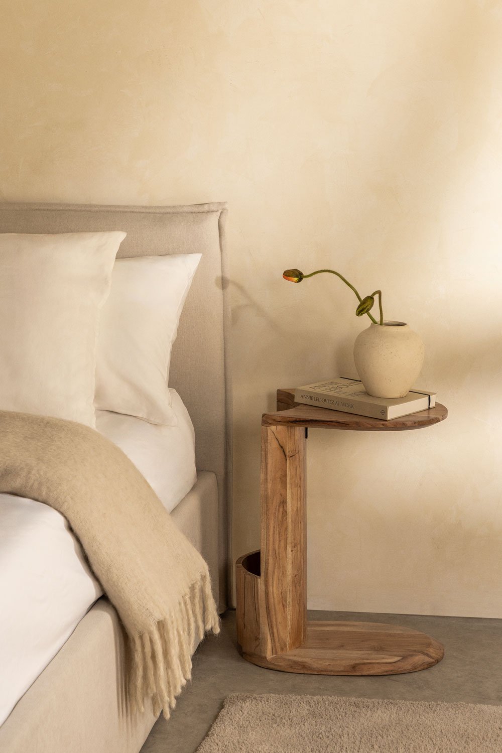Comodino in legno Kenoly 45x30 cm, immagine della galleria 1