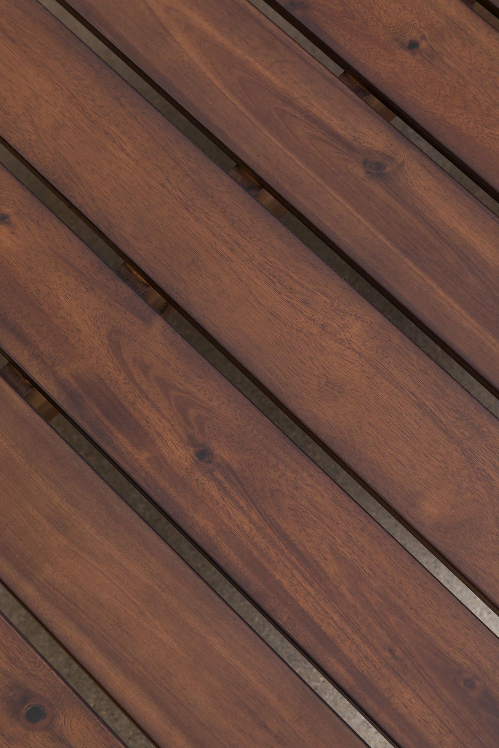 Tavolino quadrato 85x85 cm in acacia Giulia, immagine della galleria 4