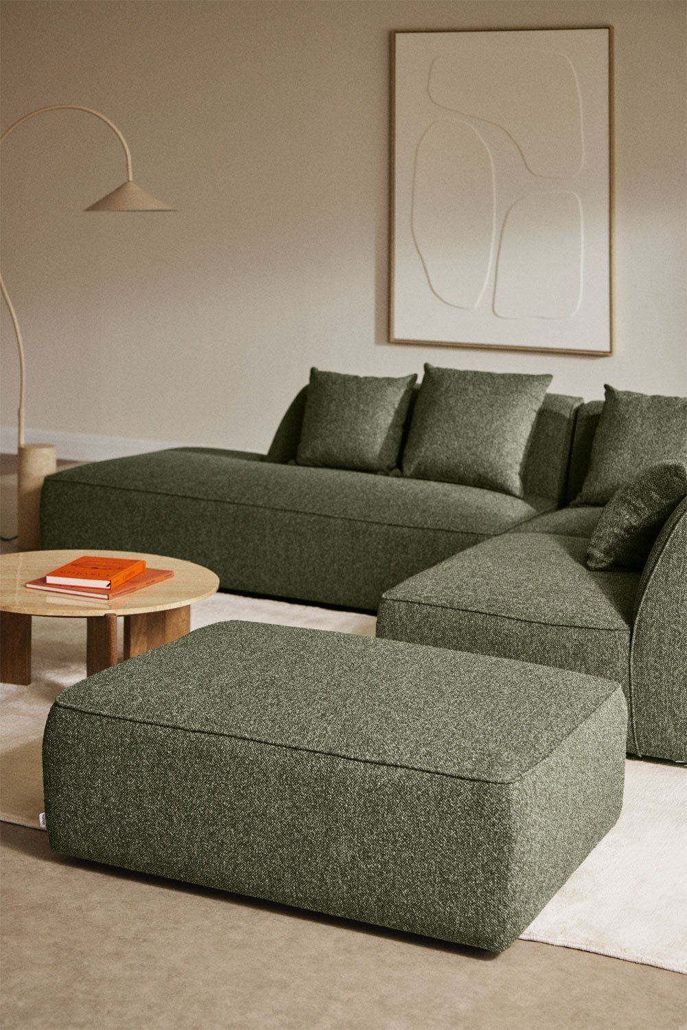 Pouf imbottito componibile Cardea, immagine della galleria 1