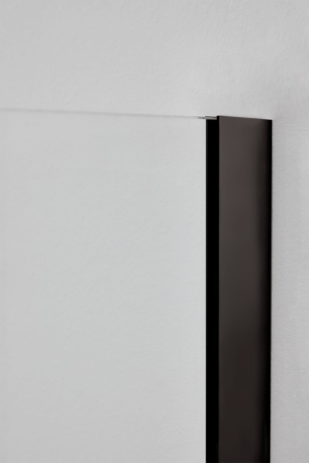 Parete doccia fissa con vetro temperato da 8 mm e alluminio Bristol, immagine della galleria 5