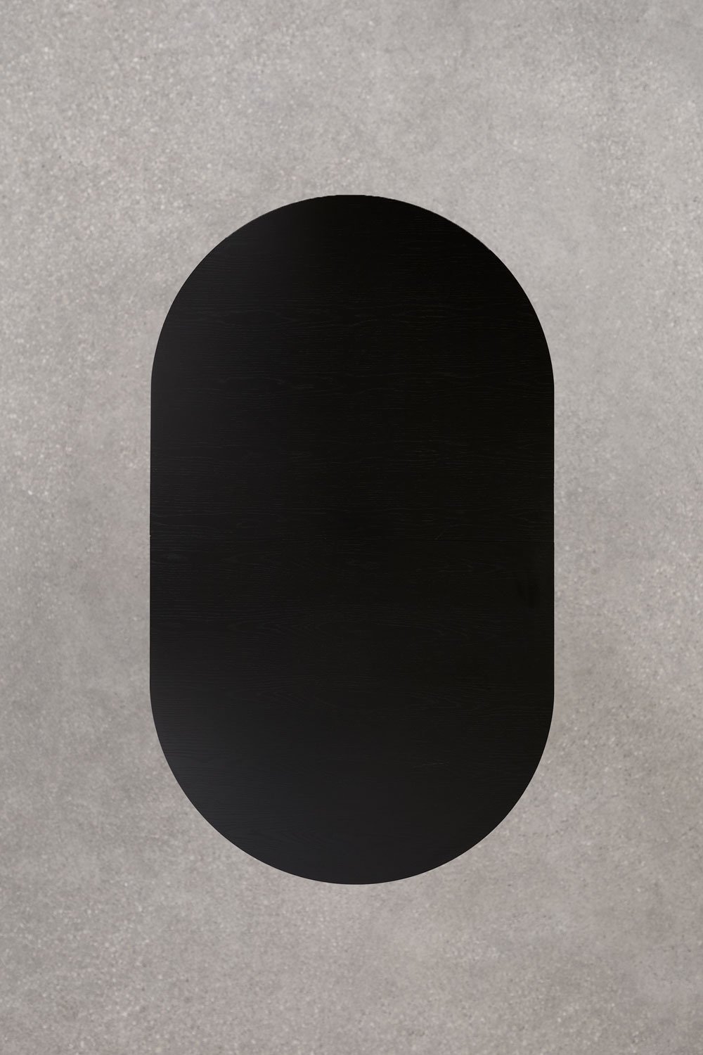 Tavolo da pranzo ovale 180-240x105 cm allungabile in MDF e impiallacciato rovere Montana, immagine della galleria 11