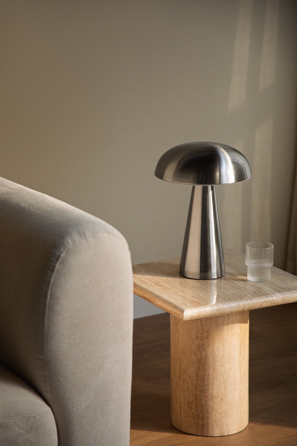 Lampada Da Tavolo In Ferro Stile Nordico - Luci LED A Batteria Con Base In Legno, 3W, Per Comodino E Soggiorno - Decorazione Portatile - 3