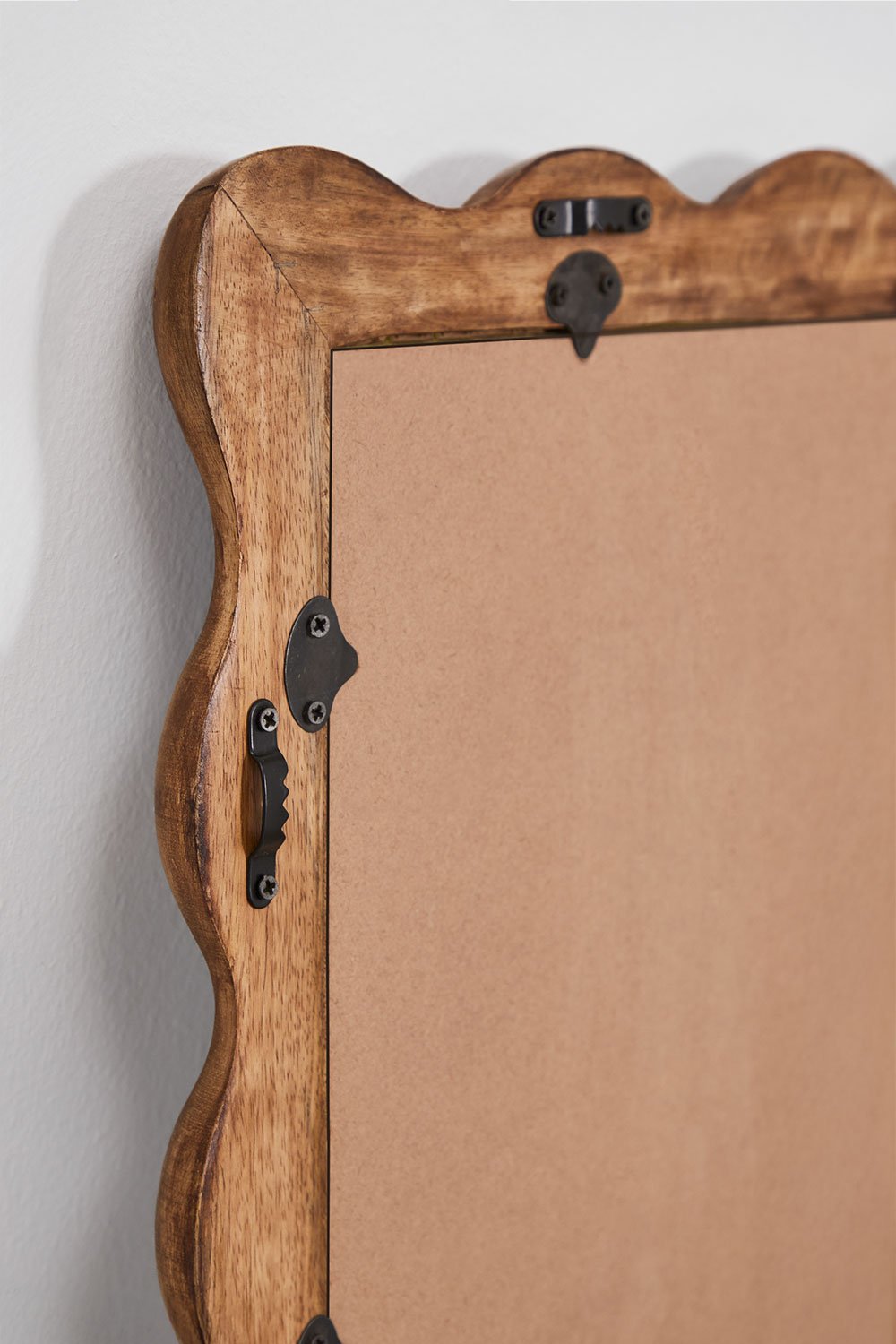 Specchio da parete rettangolare in legno di mango Tessaia, immagine della galleria 6