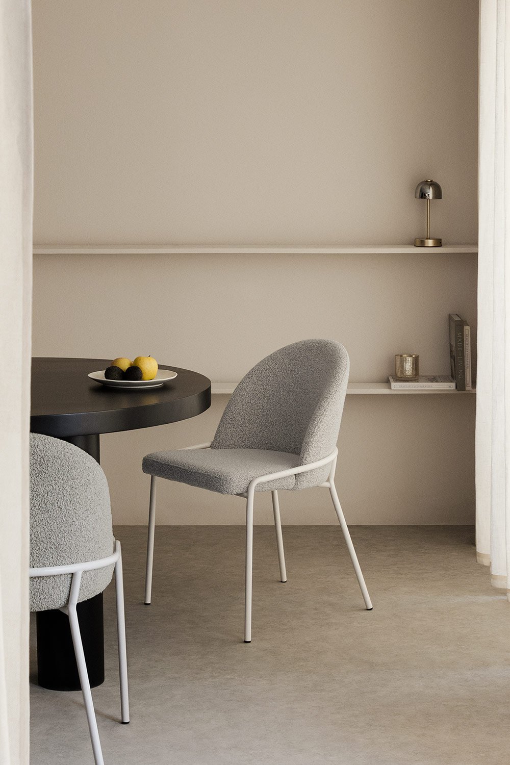 Confezione da 4 sedie da pranzo imbottite Grolet, immagine della galleria 1