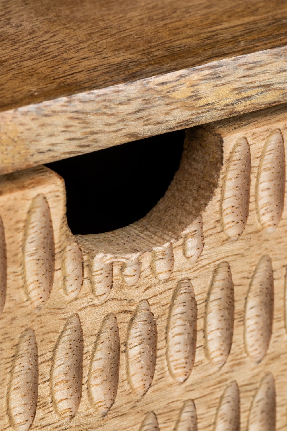 Set di 2 comodini rettangolari 30x25 cm in legno di mango Yulara, immagine della galleria 6