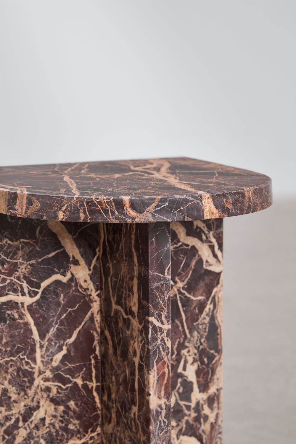 Tavolino laterale in pietra naturale Corwel, immagine della galleria 7