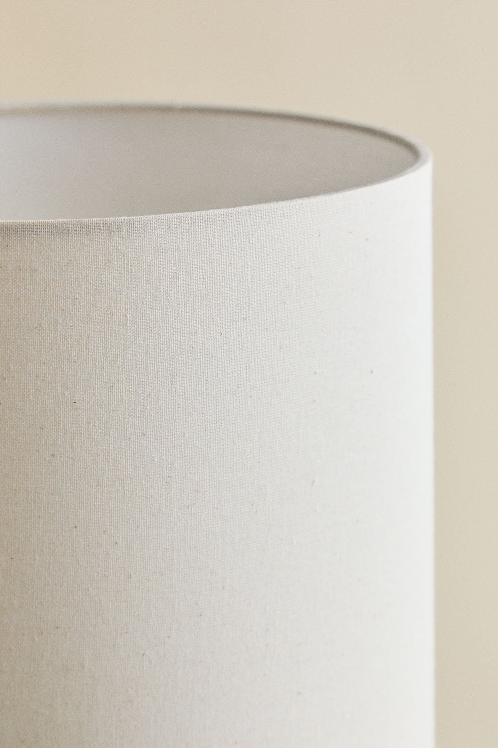 Lampada da tavolo in lino e fibra di vetro Loana, immagine della galleria 5