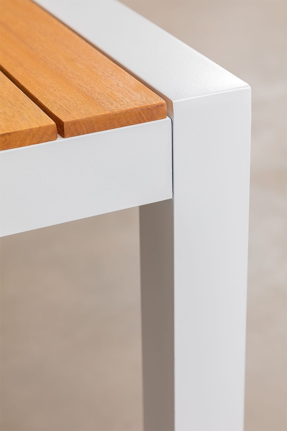 Set da tavolo rettangolare 160x90 cm Classic e 6 sedie da giardino Archer, immagine della galleria 5