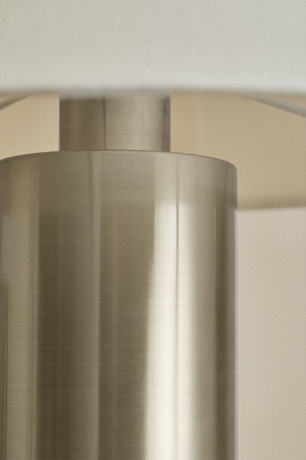 Lampada da tavolo in lino e ferro Barak, immagine della galleria 5