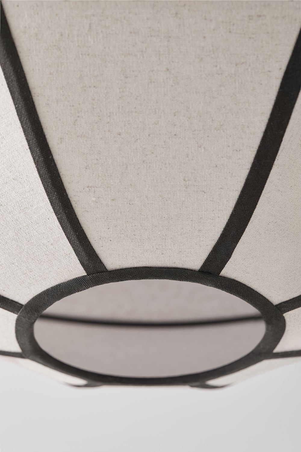 Lampada a sospensione da soffitto in lino Patraix, immagine della galleria 5