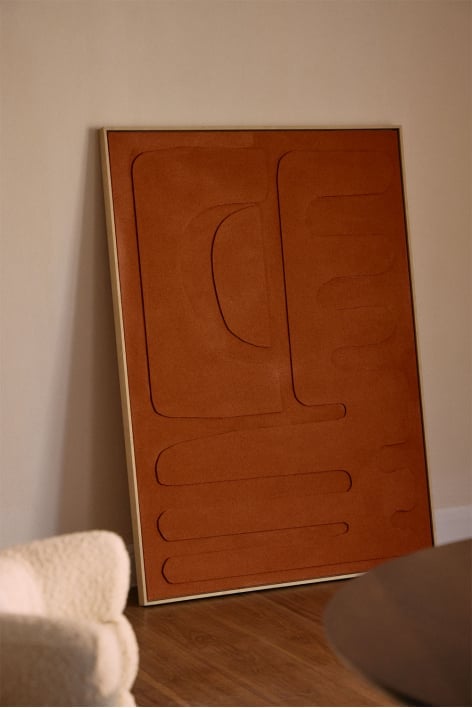 Quadro decorativo 100x140 cm dipinto a mano su tela Avilon