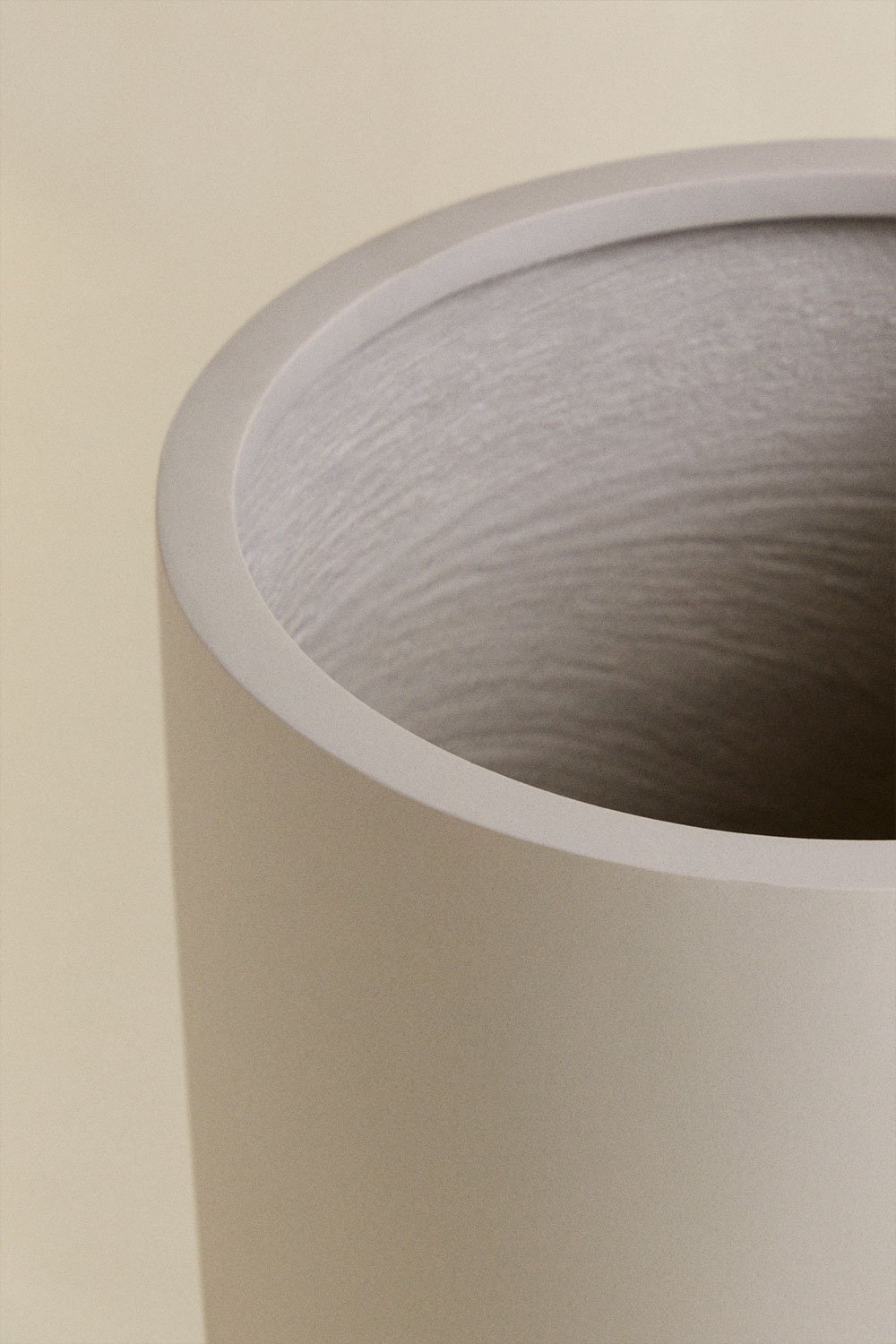 Kimmel Set Di 2 Vasi Rettangolari 11 Cm - Plastica Resistente Per Interni/Esterni - Colore Grigio