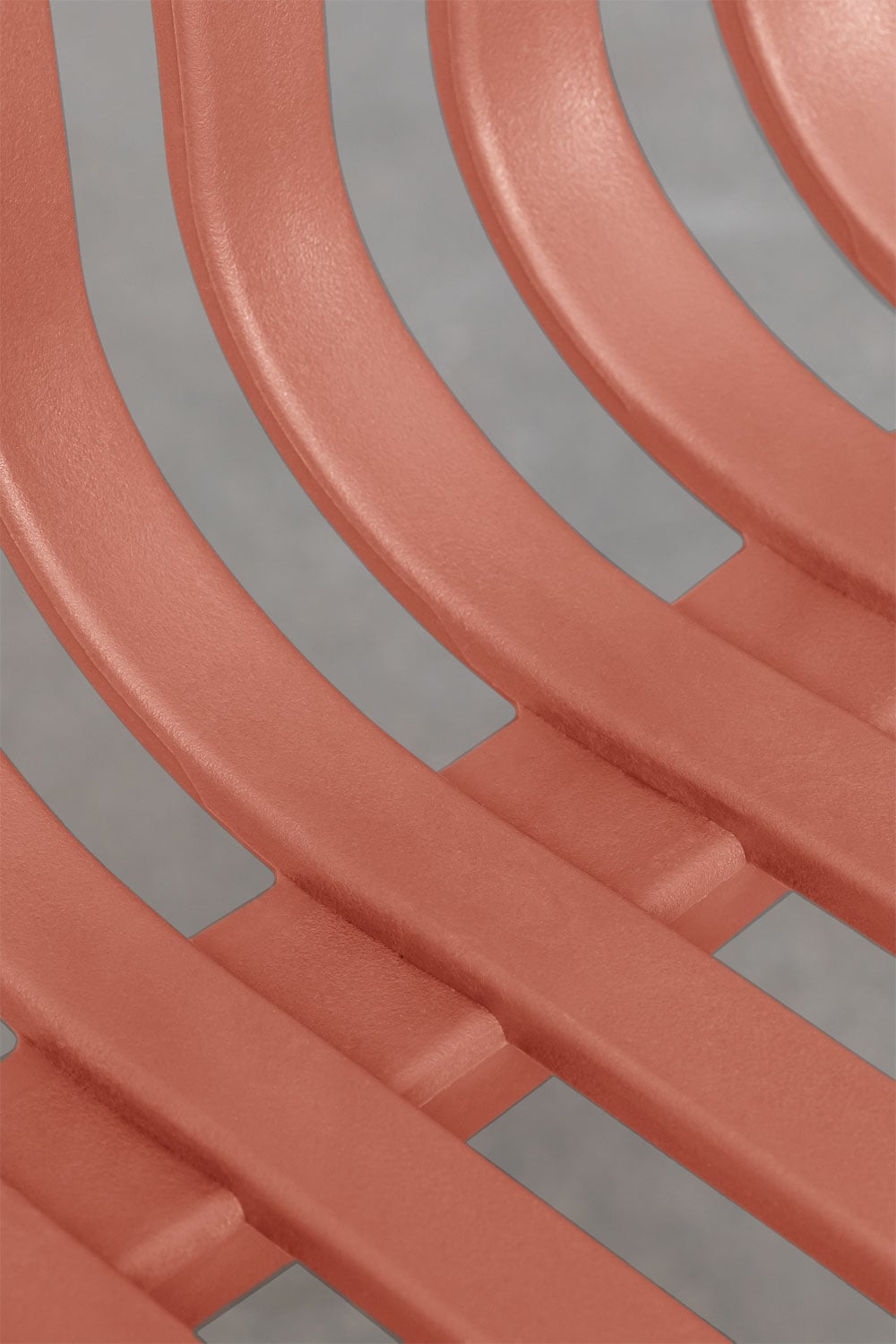Set di 4 sgabelli alti impilabili da 75 cm in polipropilene terracotta Wendell, immagine della galleria 6