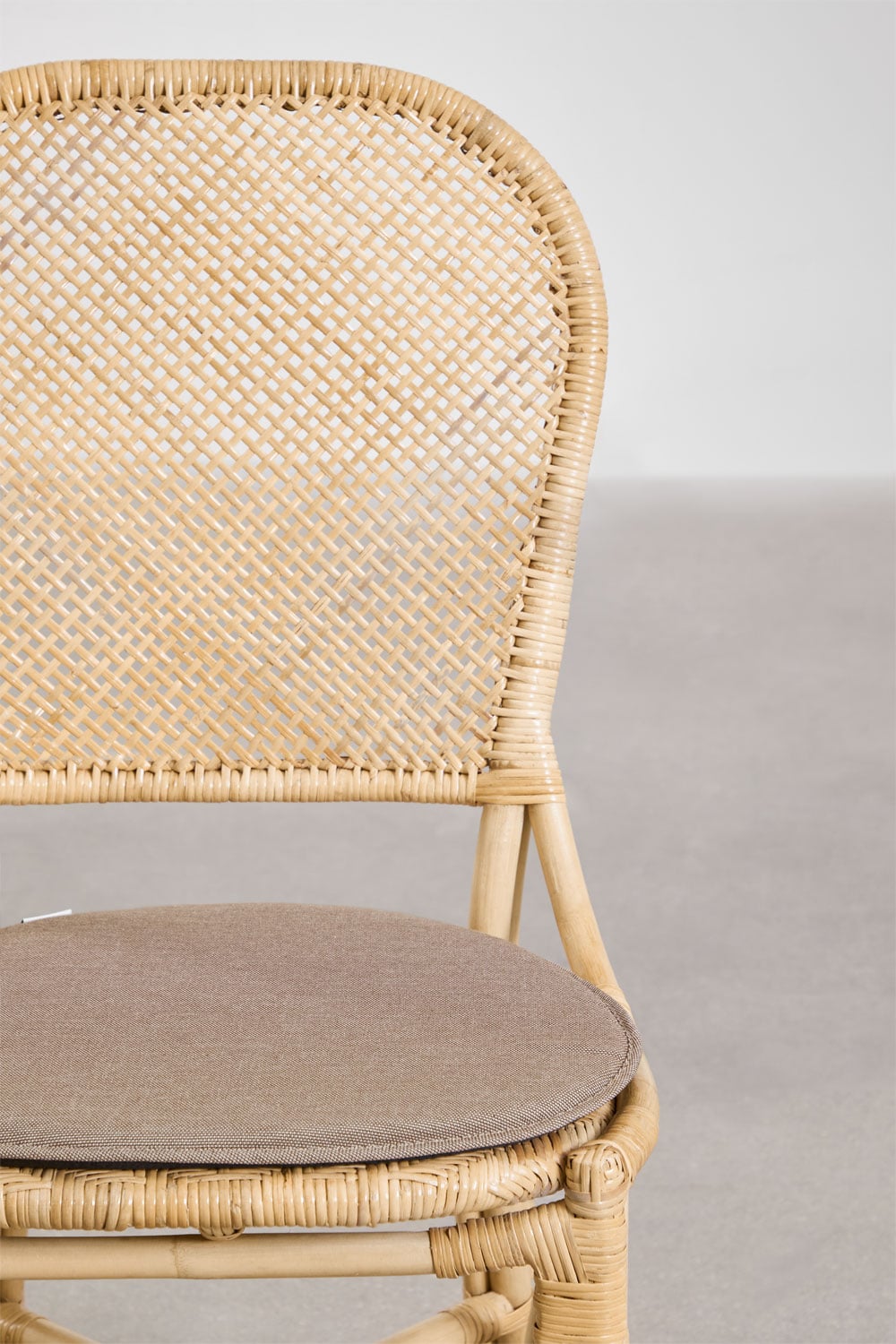 Confezione da 4 sedie da pranzo in rattan Zariel, immagine della galleria 4