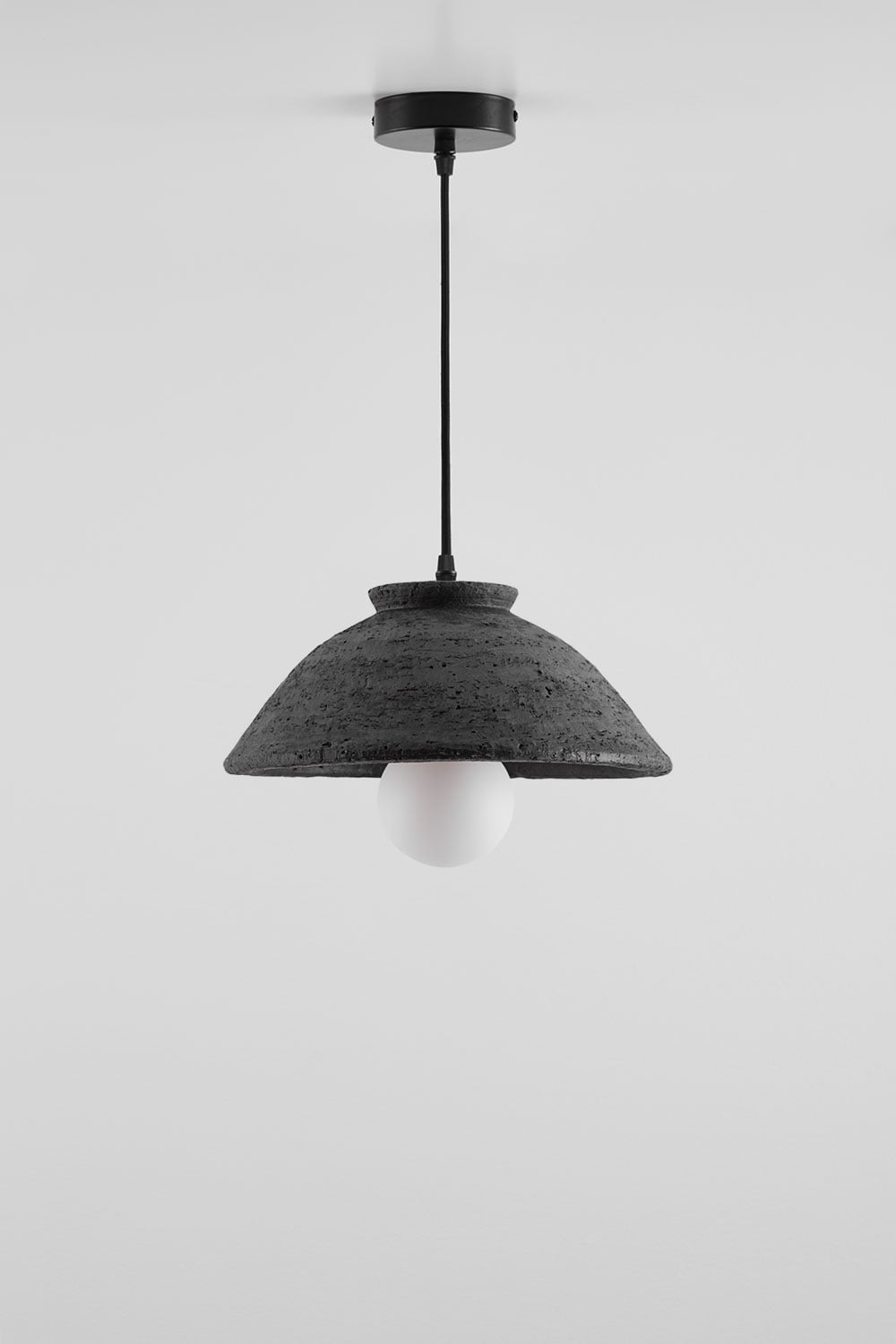 Lampada a sospensione da soffitto in terracotta Sainza, immagine della galleria 2