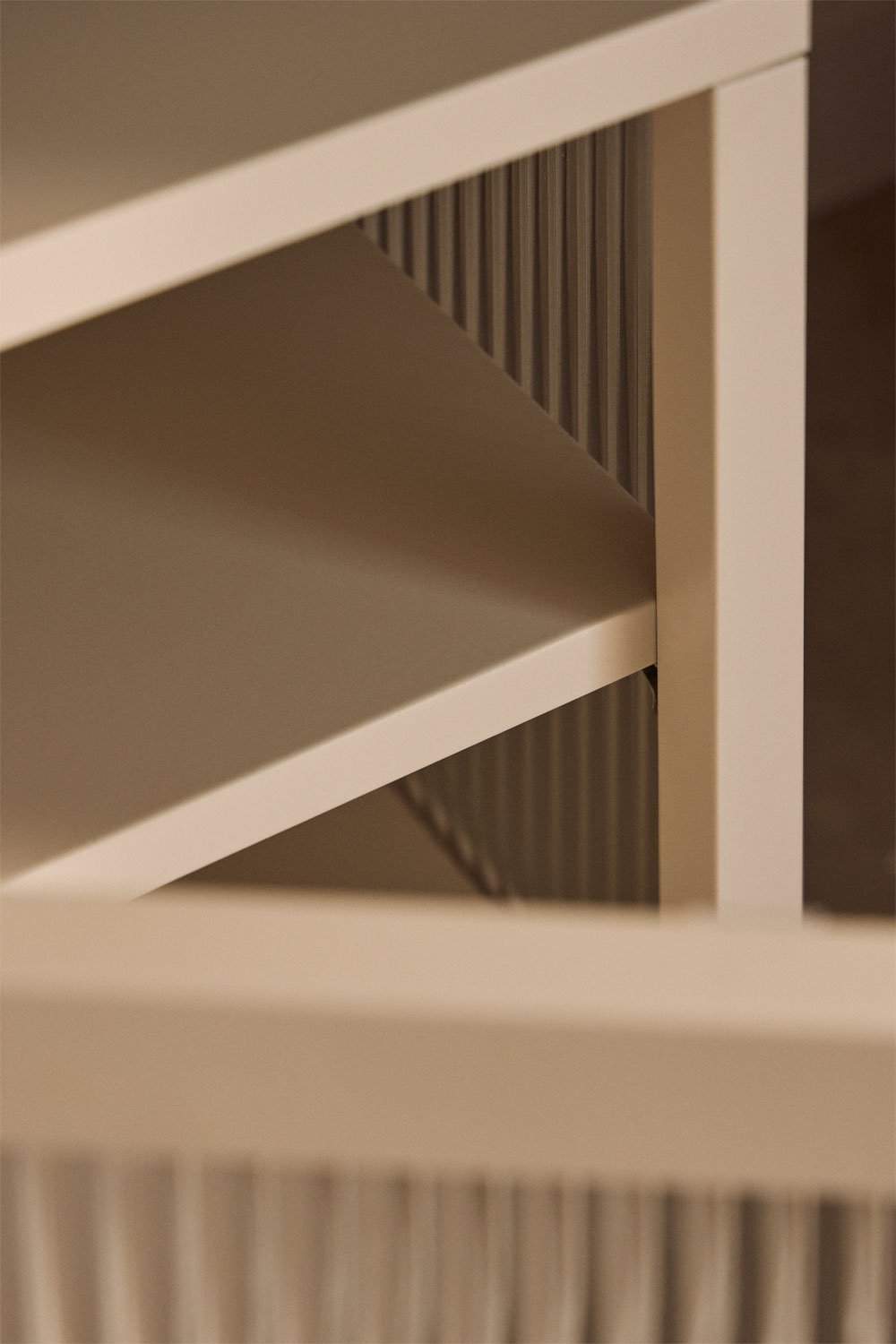 Paoline comodino in acciaio e vetro, immagine della galleria 3