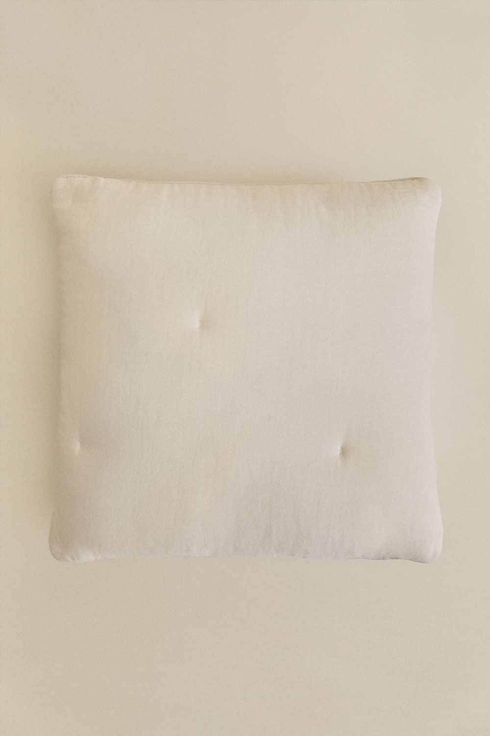 Cuscino quadrato in garza di cotone Becourd (50x50 cm), immagine della galleria 1