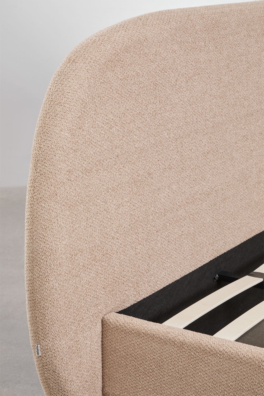 Letto in tessuto bouclé Brunel, immagine della galleria 5