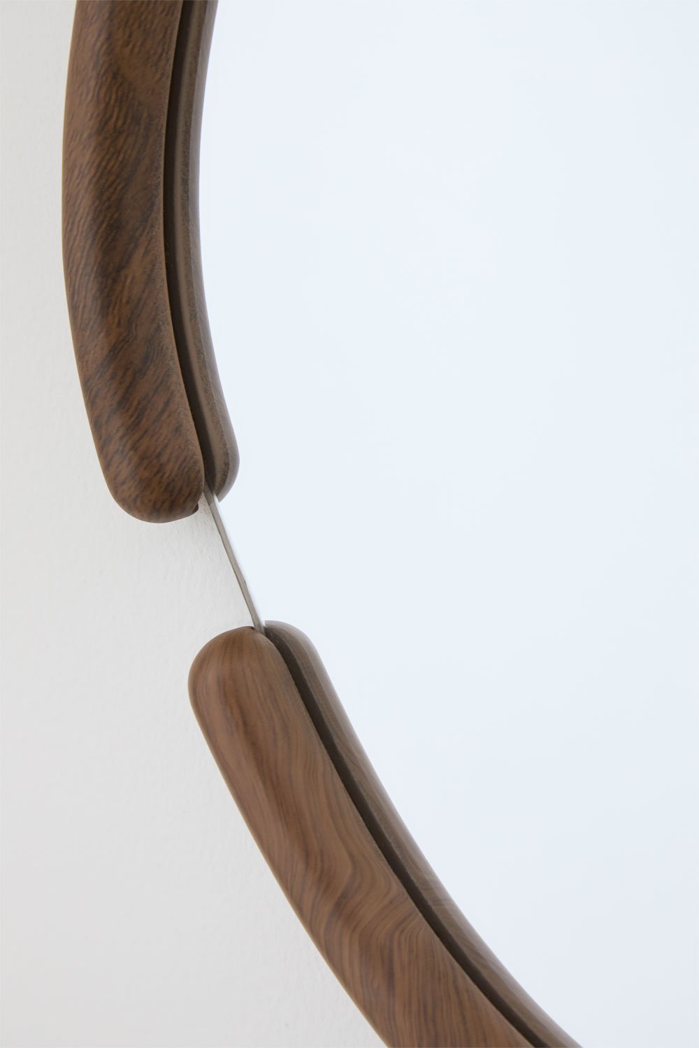 Set di 2 specchi da parete ovali in MDF Vixidel, immagine della galleria 2