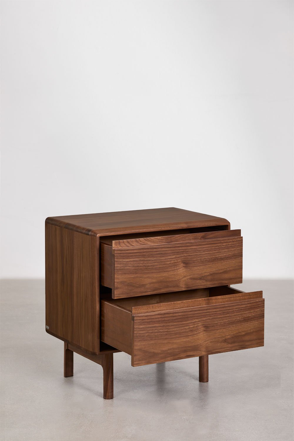 Confezione da 2 comodini in legno Treveris, immagine della galleria 4