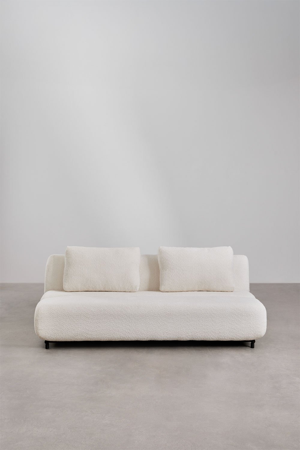 Divano letto 3 posti in tessuto bouclé Miami    , immagine della galleria 10