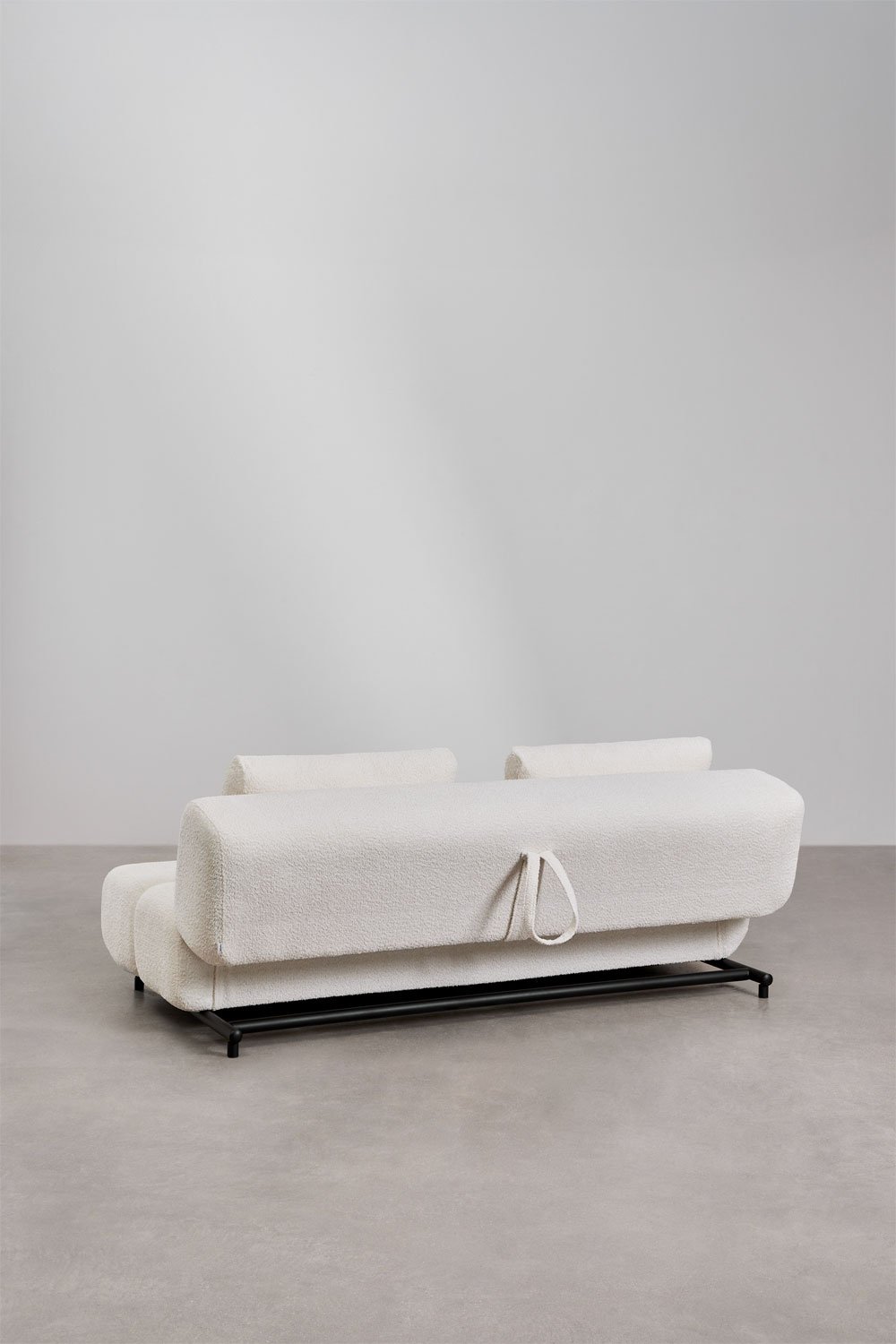 Divano letto 3 posti in tessuto bouclé Miami    , immagine della galleria 11