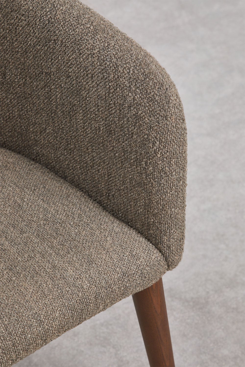 Confezione da 4 sedie da pranzo imbottite Bunia con braccioli, immagine della galleria 7