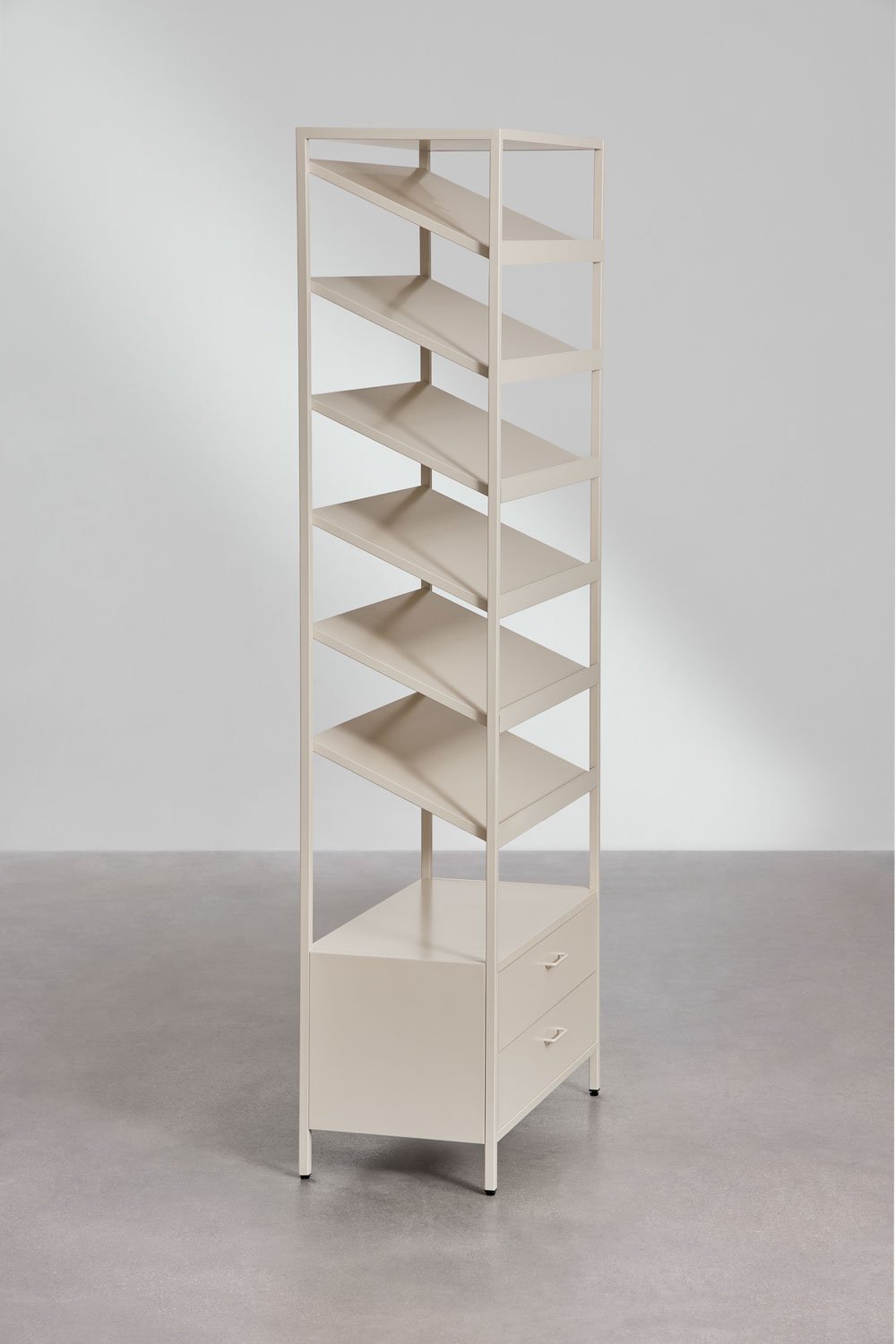 Scarpiera in acciaio Janine con cassetti, immagine della galleria 4