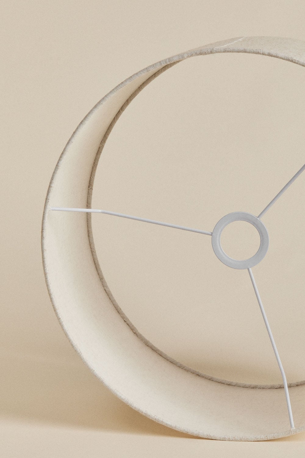 Paralume Ø40 cm in lino e cotone Azoia, immagine della galleria 2