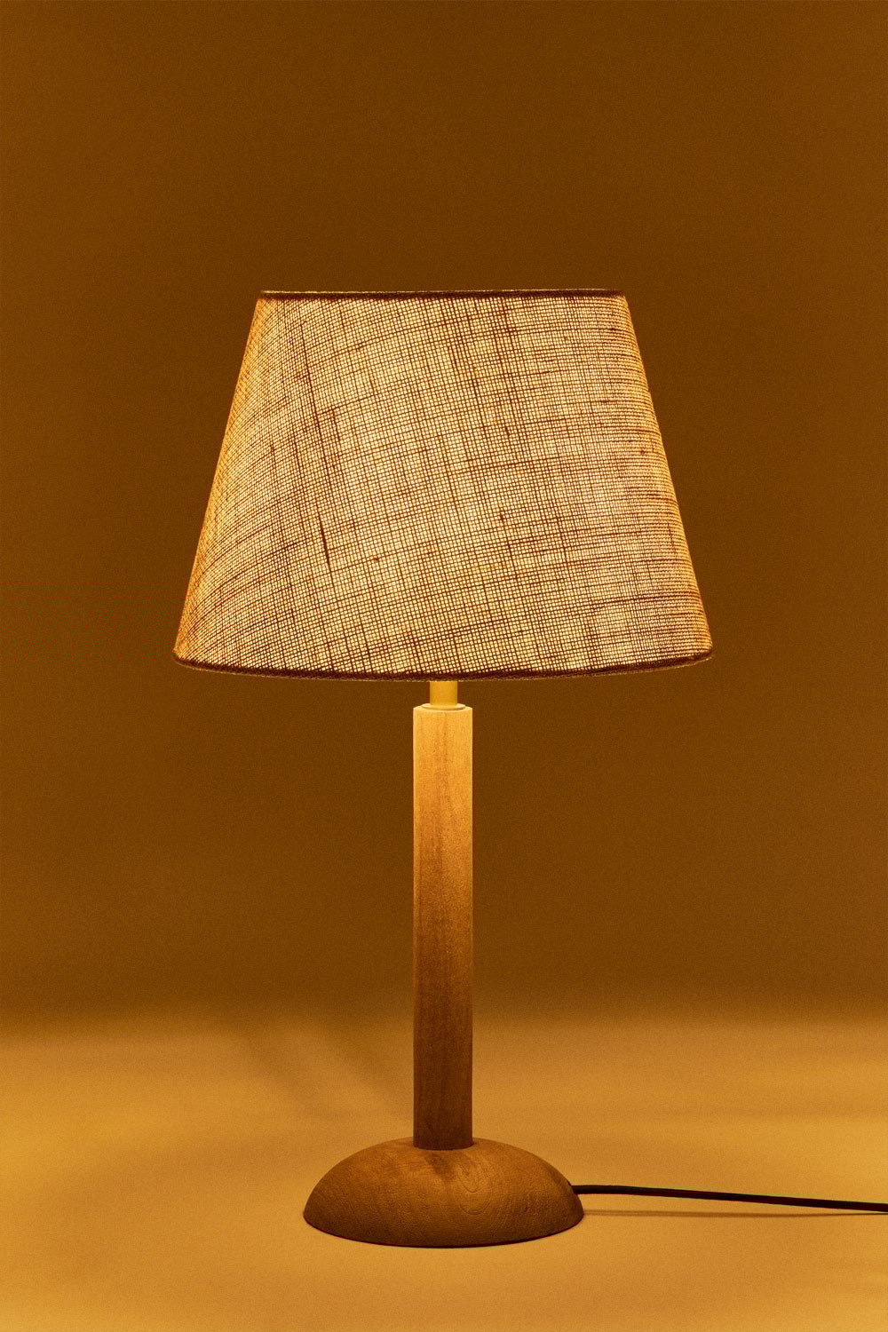 Lampada da tavolo in legno di mango Harry, immagine della galleria 2