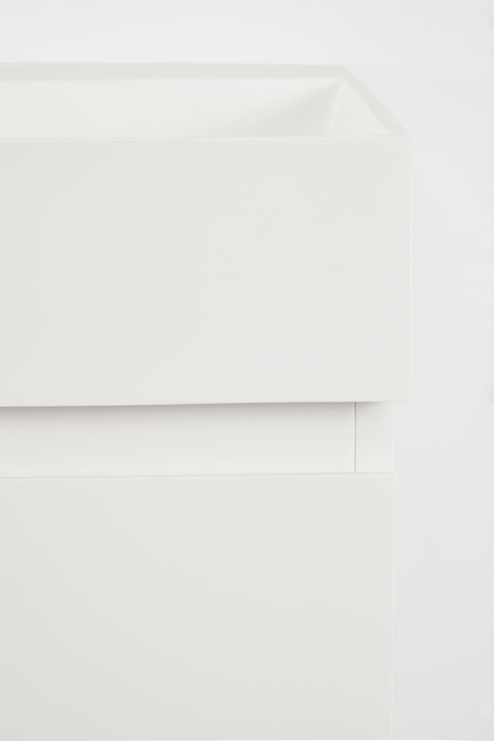 Set di mobili da bagno in legno e impiallacciatura di frassino con lavabo integrato Ona, immagine della galleria 6