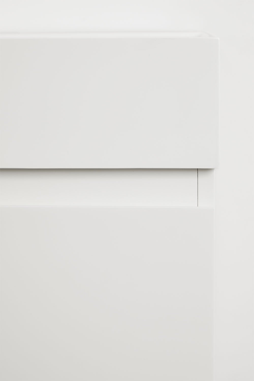 Set di mobili da bagno in legno e impiallacciatura di frassino con lavabo integrato Ona, immagine della galleria 6