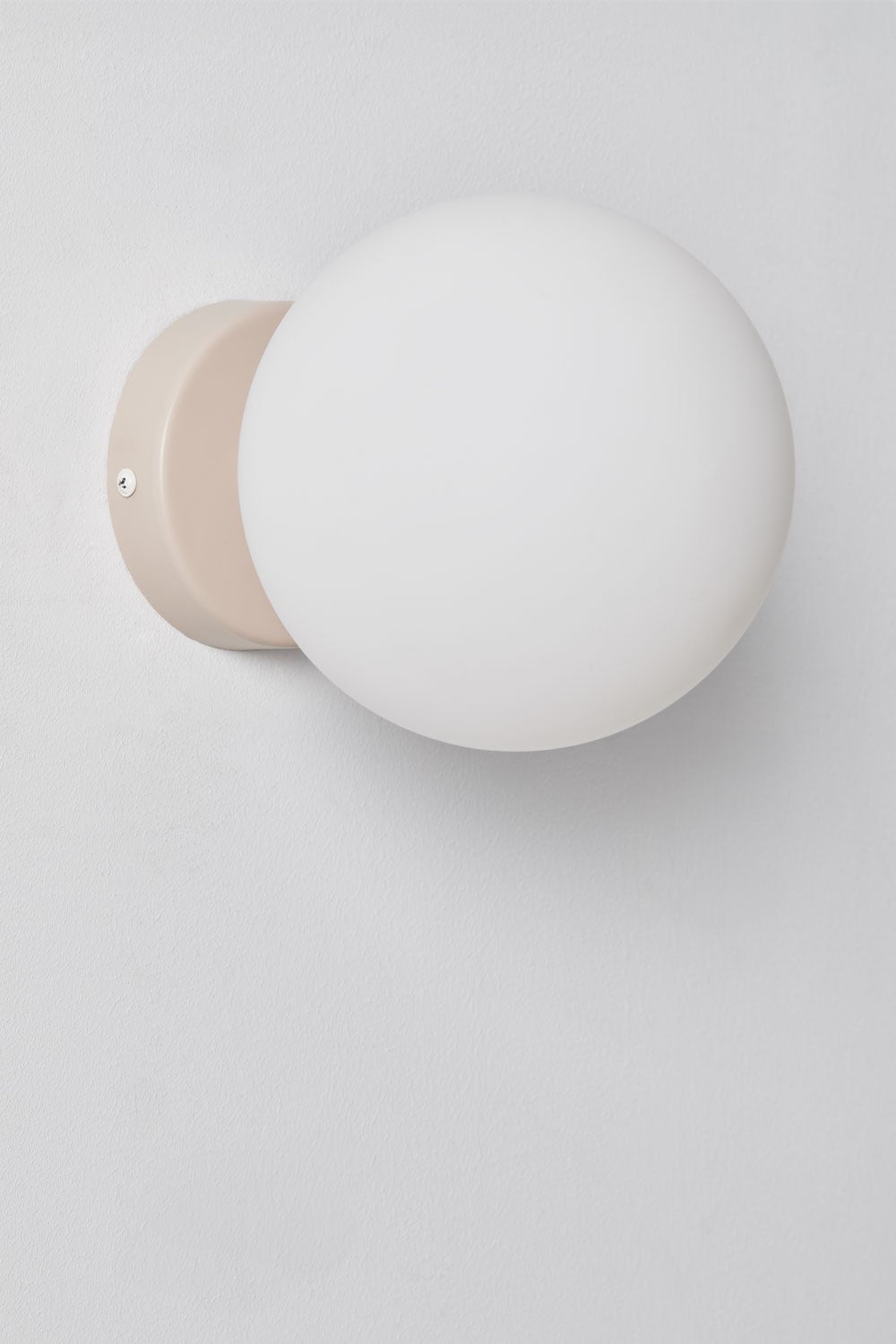 Uvol Applique tradizionale in acciaio inox con sfera di cristallo, immagine della galleria 3