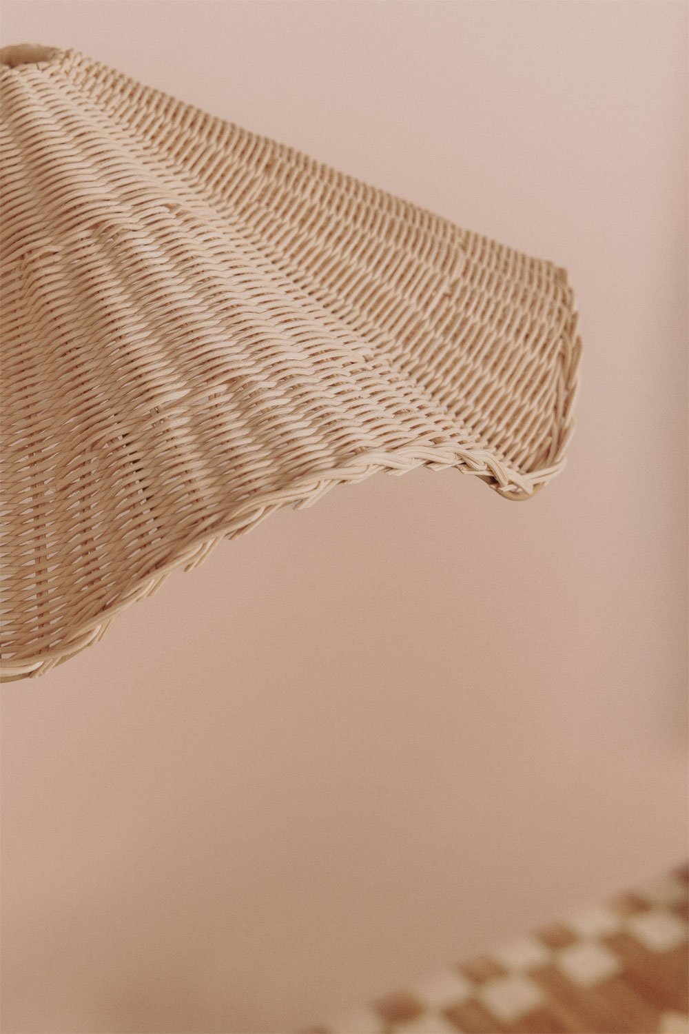 Lampada da soffitto in rattan Heulyn, immagine della galleria 4