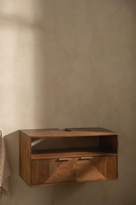 Set di mobili da bagno in legno di mango Baty - Legno di mango