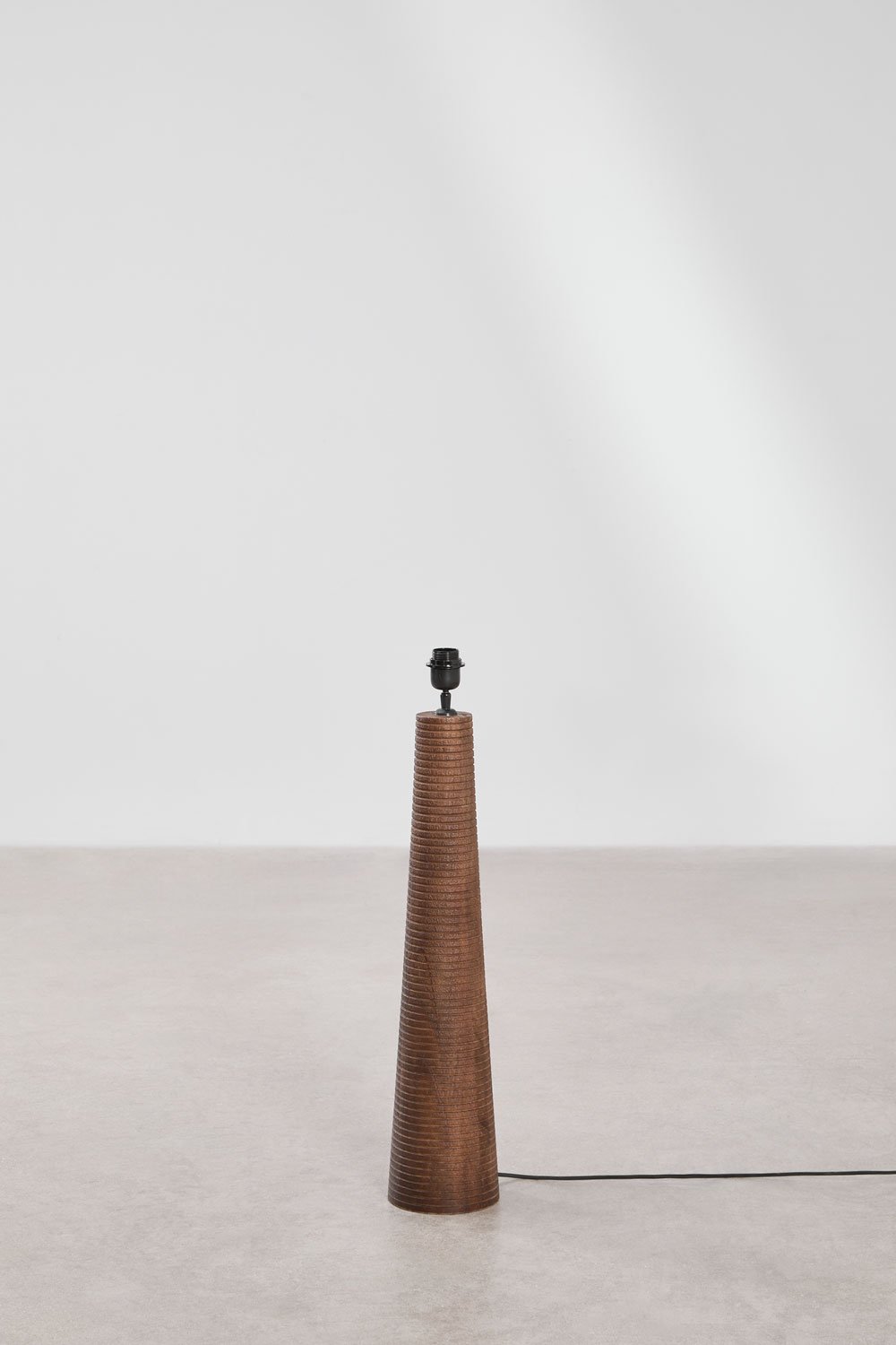 Base per lampada da terra ↑70 cm in legno di mango Malva, immagine della galleria 1