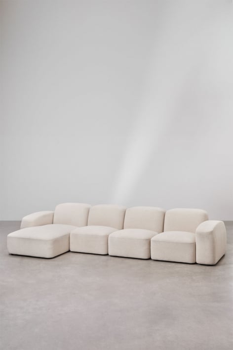 Divano componibile Bastian chaise longue sinistro a 4 pezzi