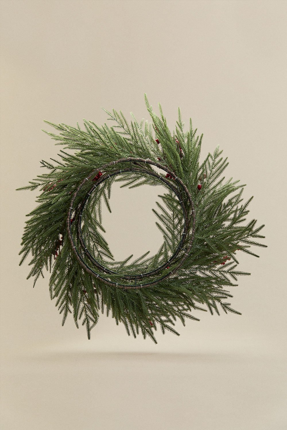 Corona decorativa di Natale Ø75 cm Adeola, immagine della galleria 5