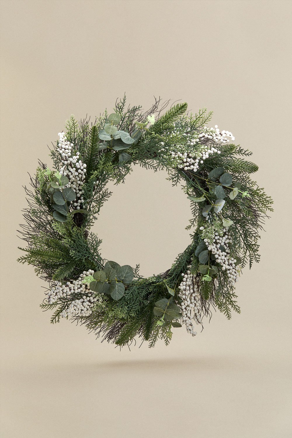 Corona decorativa di Natale Ø60 cm Danuy, immagine della galleria 1