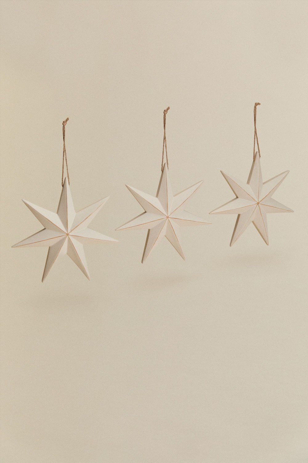 Set di 3 decorazioni natalizie in MDF Perg, immagine della galleria 3