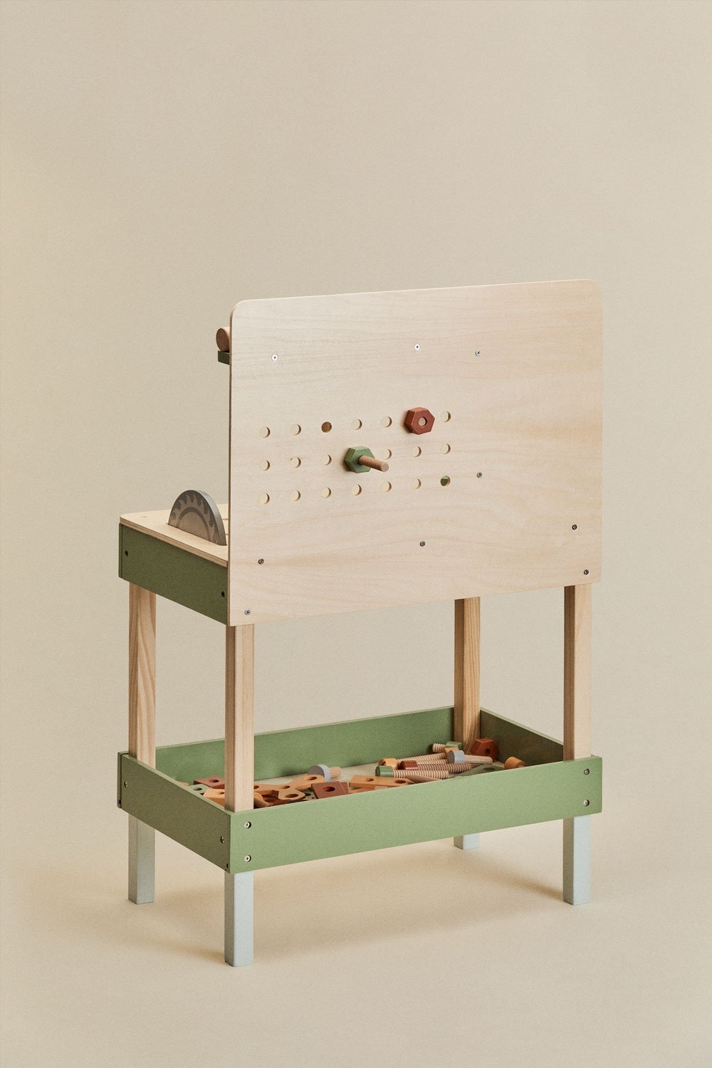 Banco portautensili in legno Albiore Kids, immagine della galleria 3