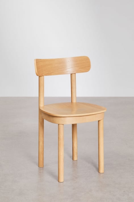 Confezione da 4 sedie da pranzo in legno Taleri
