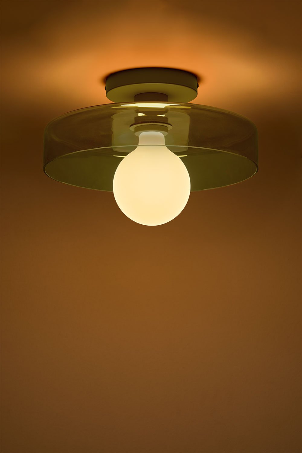 Lampada da soffitto in vetro per bagno Jaxal, immagine della galleria 2