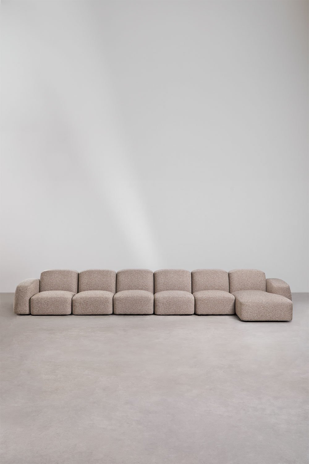 Divano componibile Bastian chaise longue lato destro 6 pezzi, immagine della galleria 4