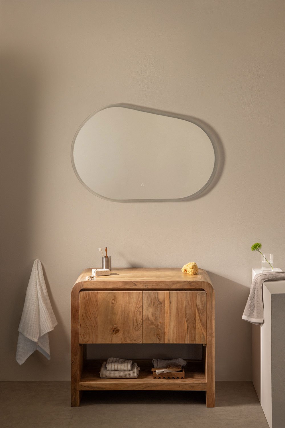 Set di mobili da bagno in legno Vacry, immagine della galleria 4438944