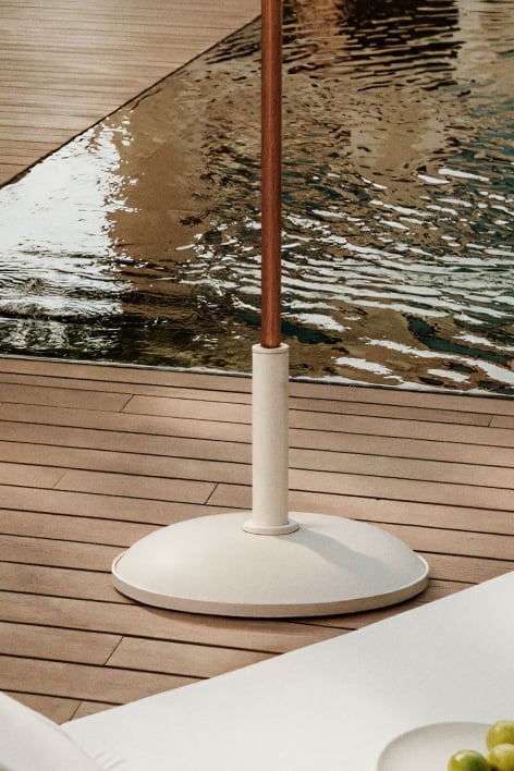 Base per ombrellone rotonda Ø50 cm in cemento Zante
